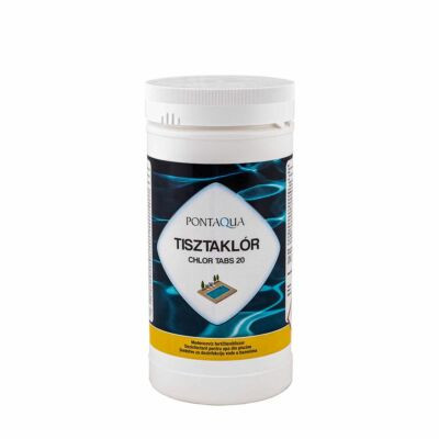 Pontaqua tisztaklór 1 kg 20g-os tabletta