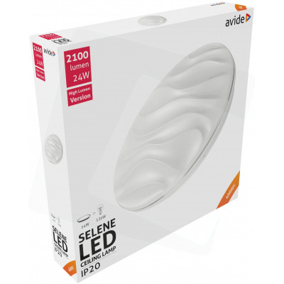 Avide LED mennyezeti lámpa Selene 24W 380*70 mm NW 4000K