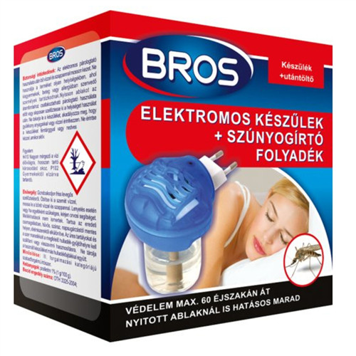 Bros Szúnyogirtó elektromos kész.+ folyadék