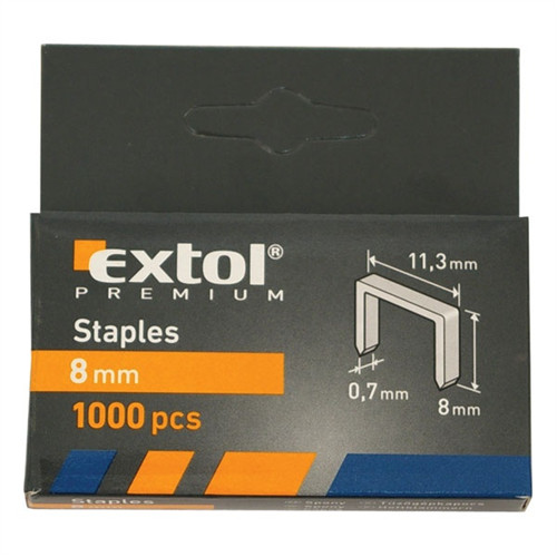 Extol Premium tűzőgépkapocs 14 mm 1000 db/csomag